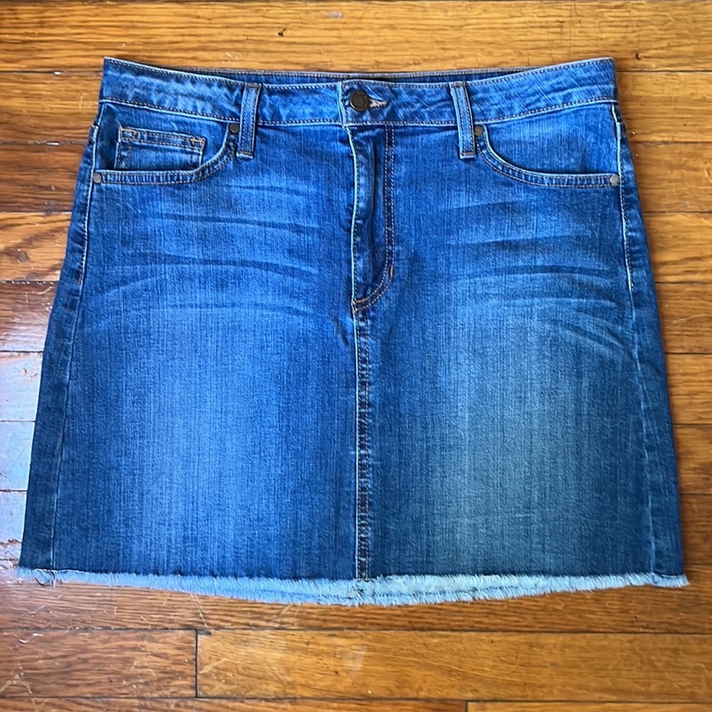 Just Black Tatiana A line Jean Skirt